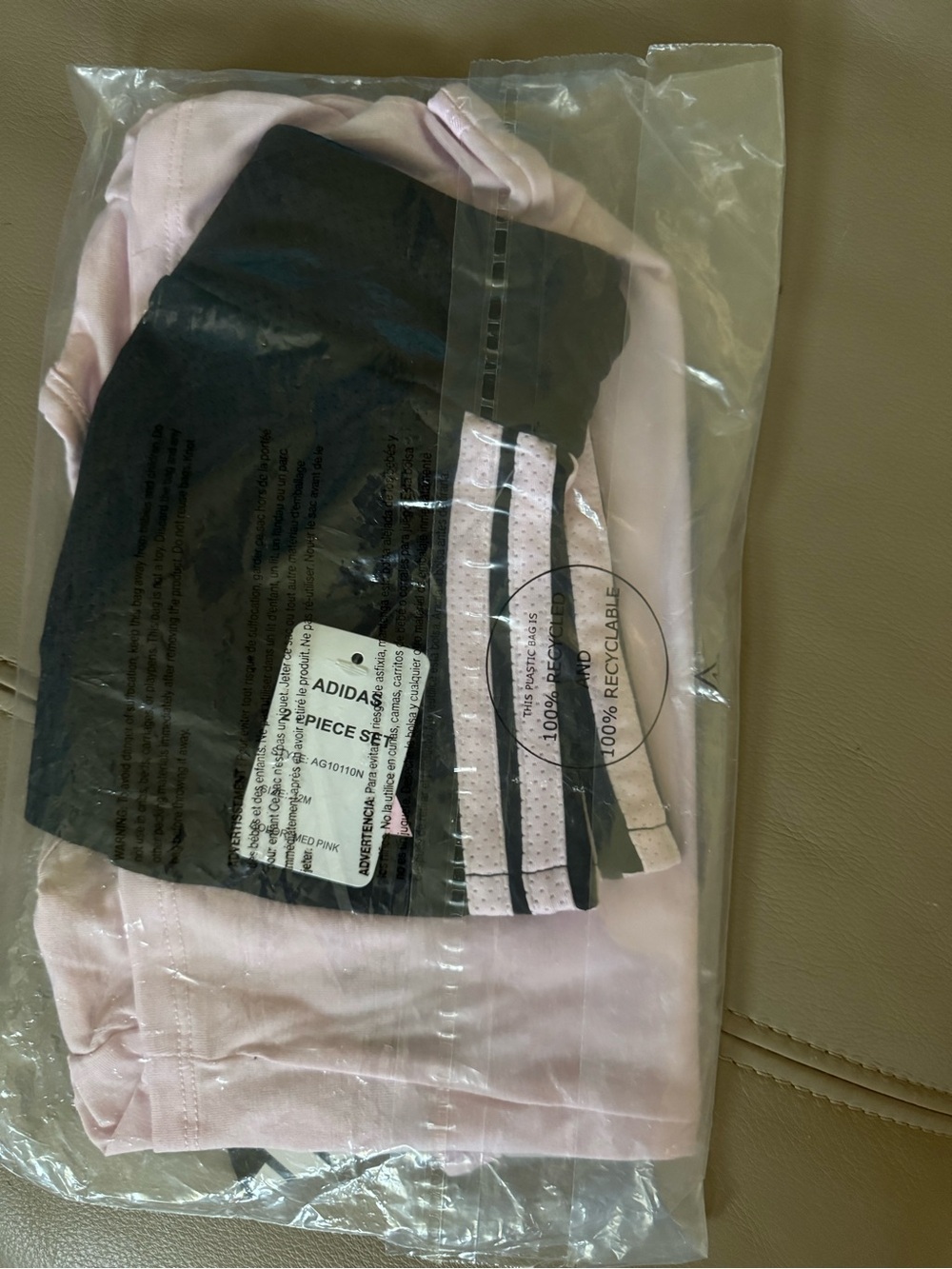 Adidas Baby 2 piece Box Tee and Pleated Short Set 12 months Black/Pink